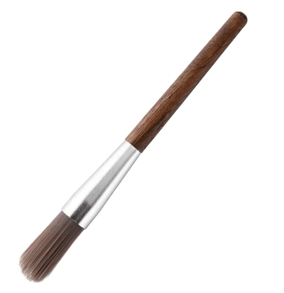 Barista Kitchen Hand Vintage-Style Coffee Grinder Cleaning Brush with Wooden Handle