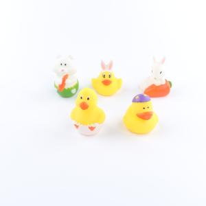Quality Toddlers Swimming Dabbling Water Toys Safe PVC Material Squeaky Soft Plastic Cartoon Animal Bath Toy For Baby wholesale