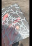 Acid Etched Frost Art Tempered Glass SGCC OEM Ultra Clear