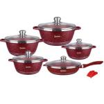 Hot Sale Aluminium Cooking Pot Set Medical Stone Cookware Non Stick Cookware Set
