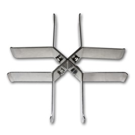Advanced Mould Technique Silver Impaling Clips for Soundproofing Acoustical Insulation