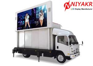 Quality Video Advertising 6mm Outdoor Mobile LED Screen IP65 27777 Pixels/㎡ wholesale