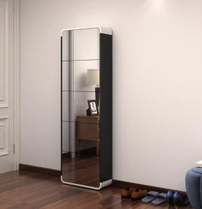 Quality Five Layers MDF Mirror Shoe Cabinet Living Room Furniture wholesale