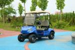 Blue 2 Seater Electric Golf Cart Lead Acid Battery Lithium Battery Support