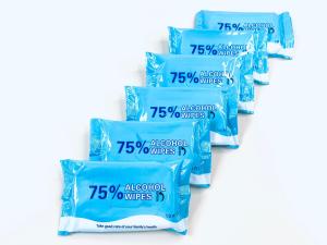 Quality Travel Pack 14*18cm 41GSM Antibacterial Wet Wipes wholesale