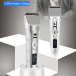 White Color Electric Hair Cutter , Hair Shaving Machine Easy Clean For Business