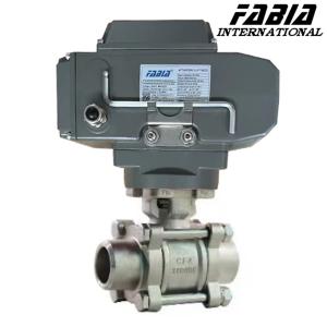Quality Butt Welding High Pressure Ball Valve Three Piece Electric Valve wholesale