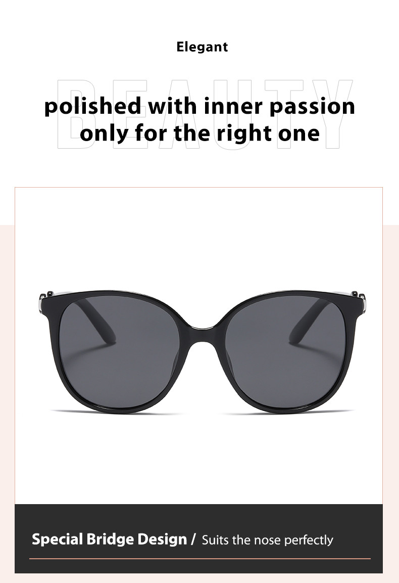 Customized Logo PC Round Metal Sunglasses Unisex Classic Polarized Sunglasses