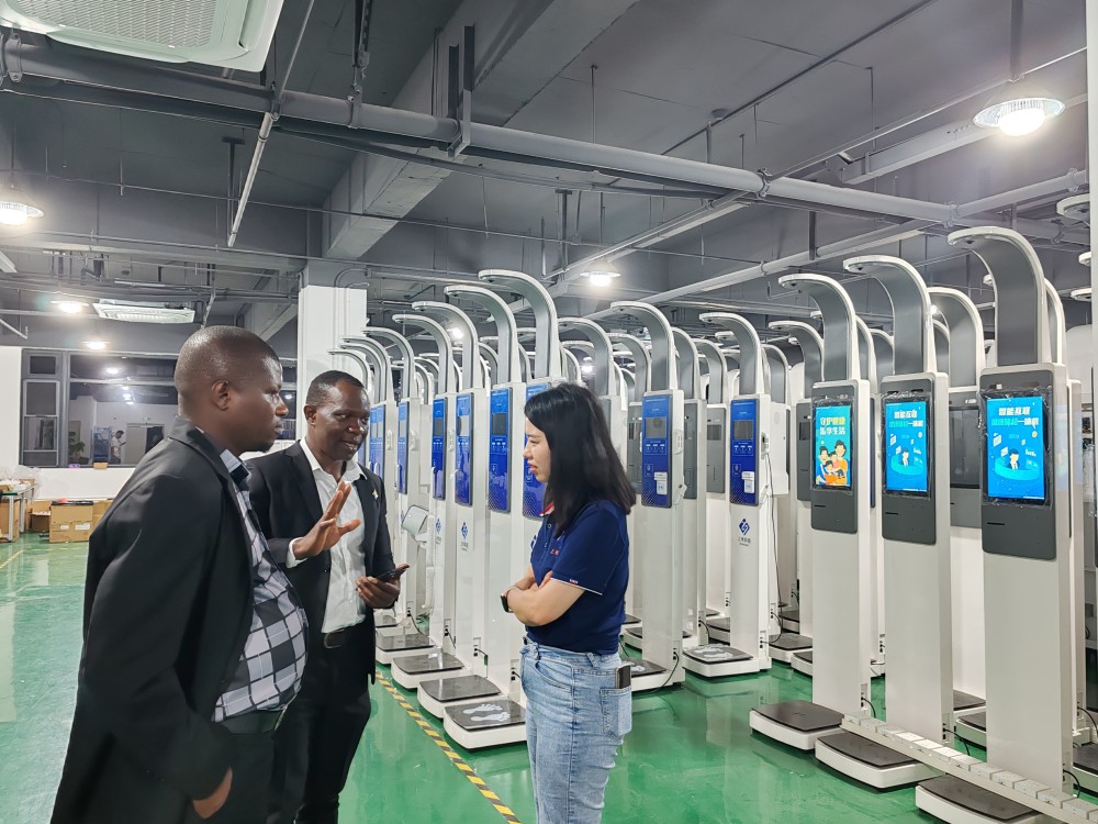 Medical Digital Scale 500kg Standing Weight and Height Measurement Machine with Printing