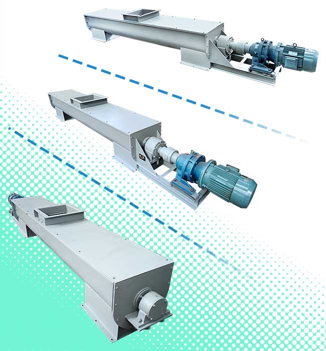 Shaft U Trough Stainless Steel Screw Conveyor With Cover