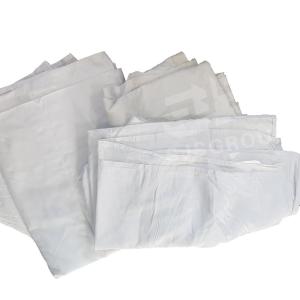Quality Bulk sale cutting white second hand hotel bed sheet sterilized cotton rags wholesale