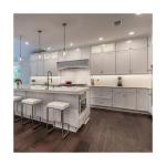 Custom Size Waterproof Smart Wood Kitchen Cabinets with Sink Fireproof Shaker