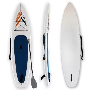 Quality blow molded rigid durable plastic 11ft race sup board paddle for race wholesale