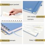 O Binding Hardcover Weekly Planner Notebook FSC Certified Eco Friendly