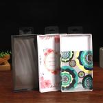 PMS Printing Cell Phone Clear PVC Packaging Box Matte Varnishing
