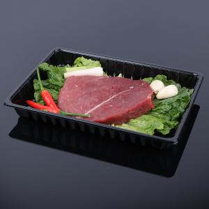 Quality Rectangle PET Disposable Plastic Food Tray Portable wholesale