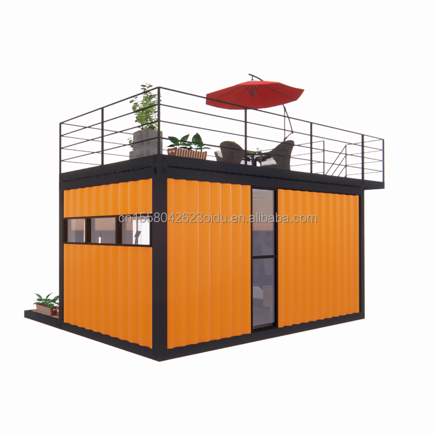 Hotel 20 Foot Portable Container Clothes Shop Prefabricated Cafe Mobile Store Warehouse
