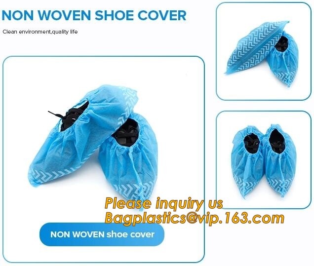 Safety Products, anti-slip, Indoor Disposable, Medical Plastic, Shoe Covers, Waterproof PE CPE Material