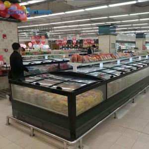 Quality Combined Supermarket Island Freezer Open Top Deep Display Fridge wholesale