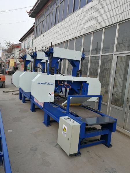 Multi Heads Bandsaw Industrial Sawmill Resaw Equipment With Multiple Heads