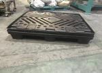 Four Way Returnable Recycled Plastic Pallets With Top Caps 1200 * 1000 * 150 Mm