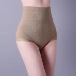 Lady brown brief, lace design, soft weave. XLS050 woman body shaper