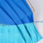 Heavy Weight Washed Cotton Fabric , Yarn Dyed Cotton Hoodie Fabric For Sweater