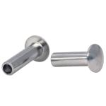 M2 M2.5 M3 M4 304 Stainless Steel Oval Head Semi Tubular Rivets Male Screw Size