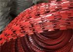 Anti Climping Pvc Coated Razor Wire With Hot Dipped Galvanize Sheet And