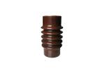 Brown 10kV High Voltage Ceramic Insulators For Distribution Lines