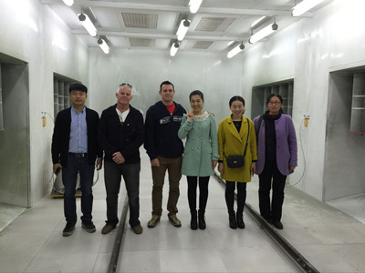 Aluminium Metal Powder Coating Line Plant For Steel Door
