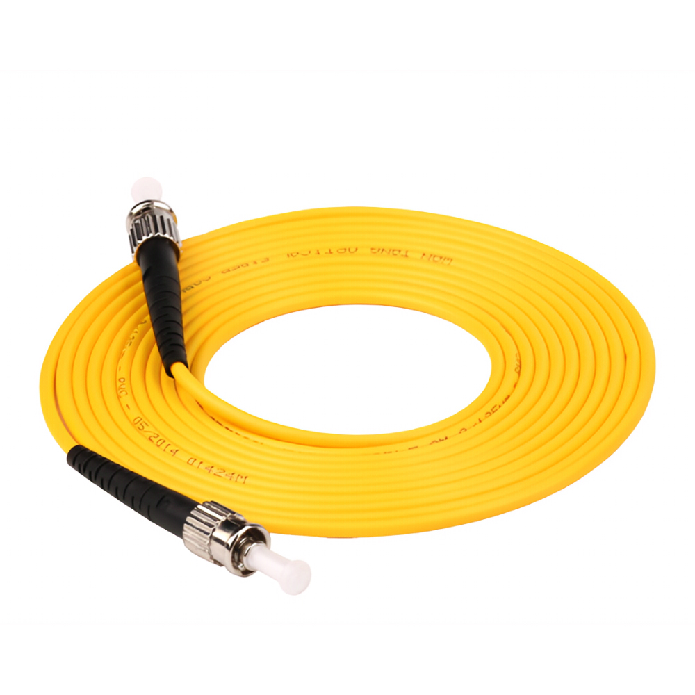Optical Fiber Connection Made Easy ST Optic Fiber Patchcord for Speed Data Transfer