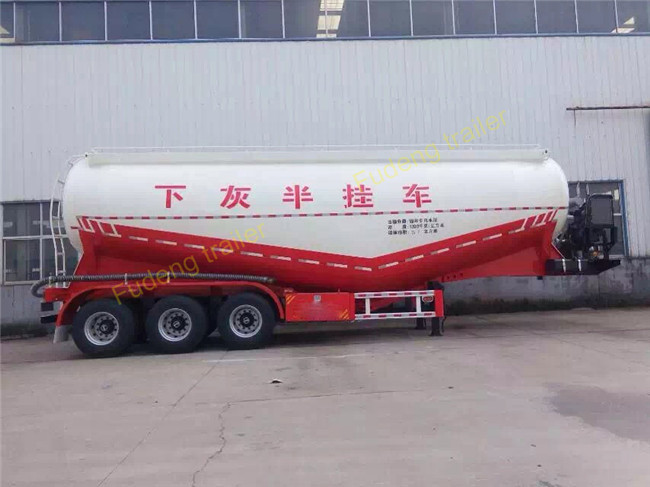 50 Ton 3 Axles Bulk Cement Tanker Trailer Dimension 13000mm * 3990mm * 2500mm