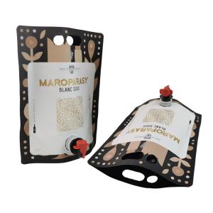 Quality Double Bottom Stand Up Pouch Foil Pouch With Valve carbonated Drink Packaging food Packaging Pouch food Package Bag plastic Foil Pouch bagged Beverage wholesale