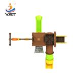 Commercial Forest Theme Kids Playground Slide Outdoor Eco friendly