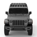 Black Aluminum Range Rover Roof Rack Storage Cargo Rack 1.2mX1m
