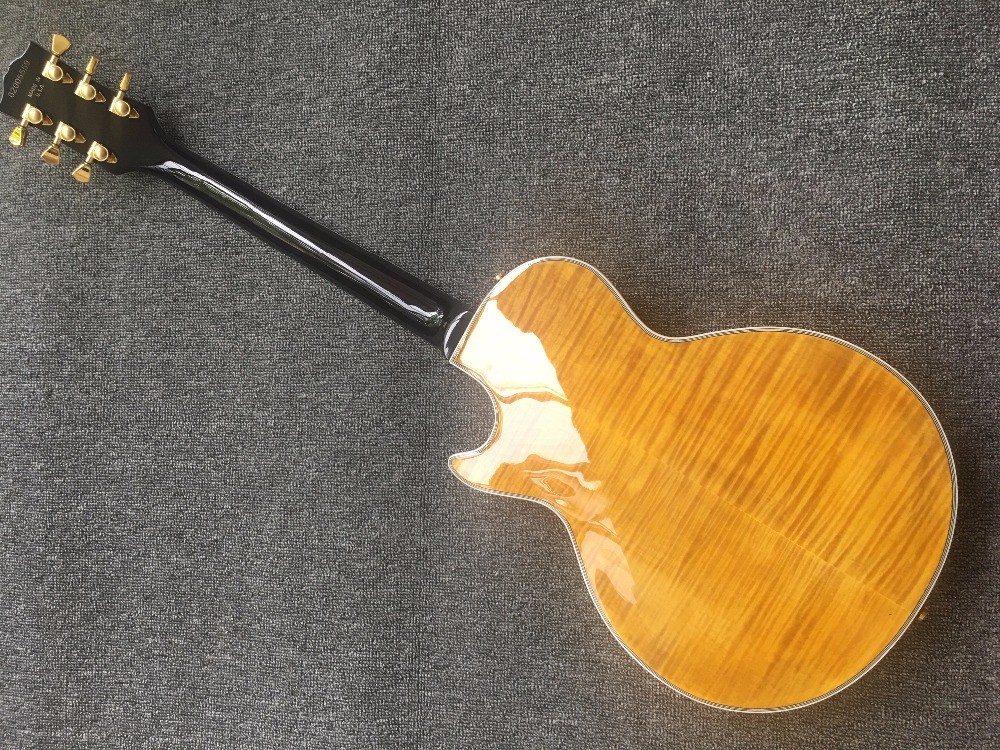 Custom Jazz Guitar,Electric Guitar, Vintage double bulging F hole