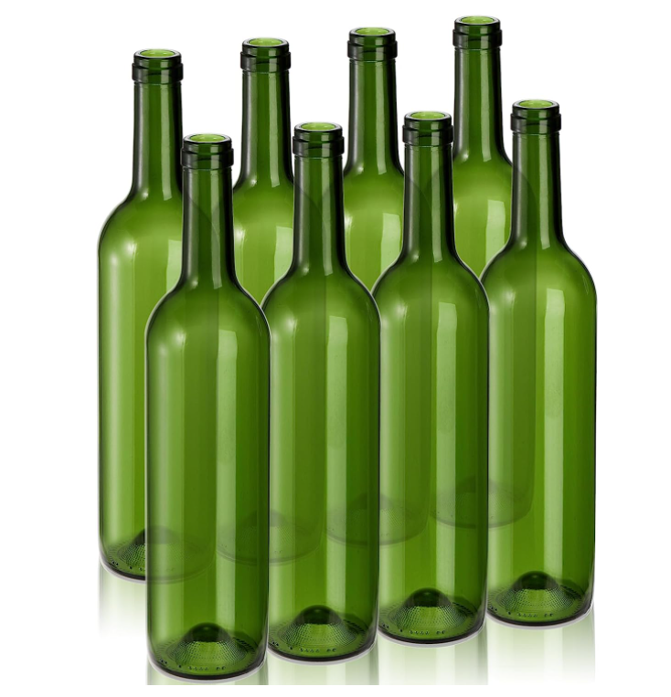 100ml 250ml Tall Thin Cylindrical Olive Oil Bottle with Cork in Clear Food Grade Glass