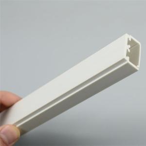 Quality 16 X 16 PVC Trunking Cable Channel Sticker Adhesive PC PE Co Extrusion Plastic Profile wholesale