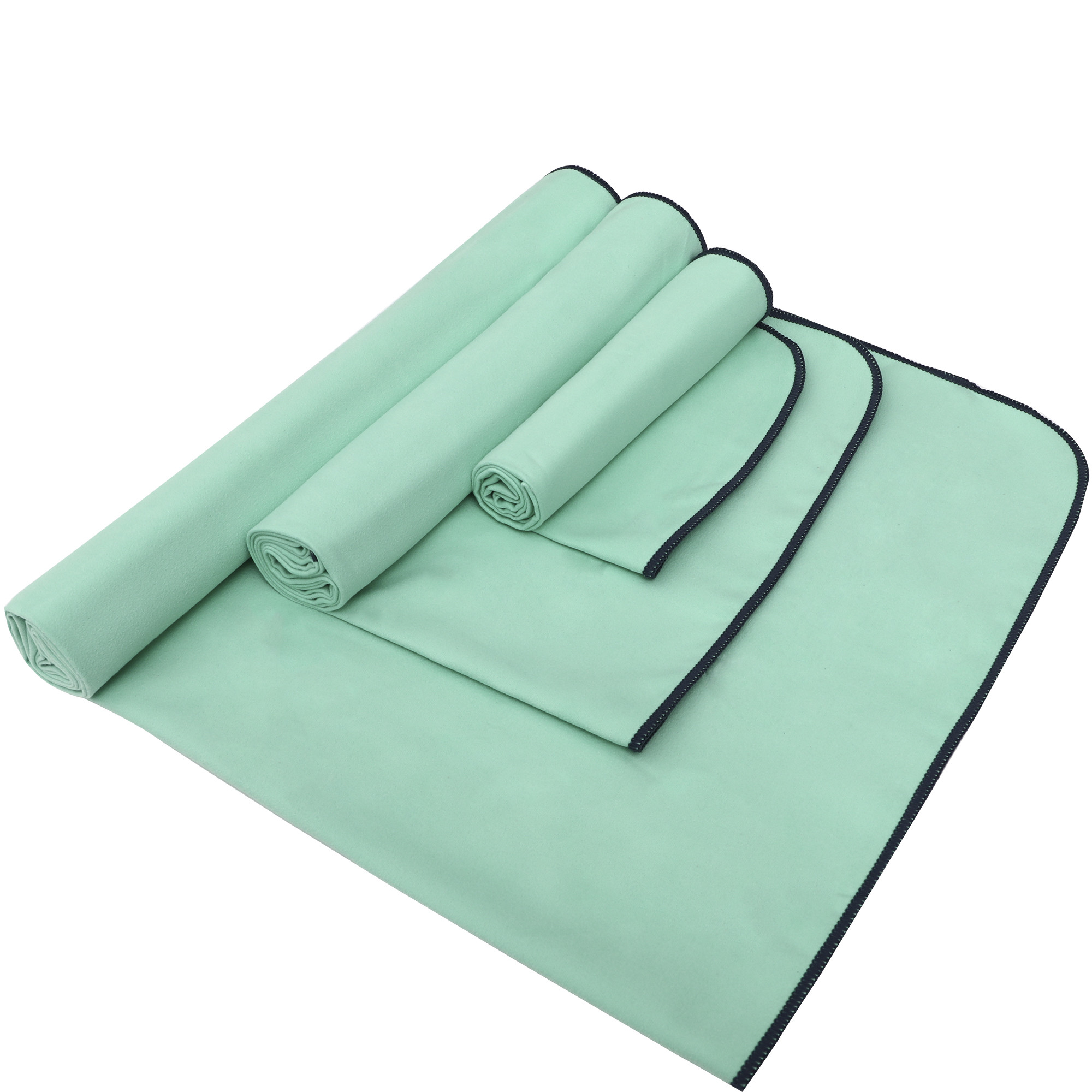 Lightweight Woven Soft Home Microfiber Suede Towel For Sports And Outdoor Activities