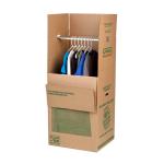 Folding Corrugated Wardrobe Clothes Moving Storage Box