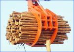 Ports Steel Hydraulic Clamshell Bucket / Railways Loading Single Excavator Grab