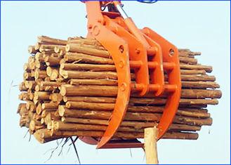Ports Steel Hydraulic Clamshell Bucket / Railways Loading Single Excavator Grab