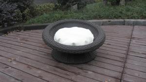 Quality Pet Basket Pet Furniture With Aluminum Frame , Waterproof Wicker wholesale