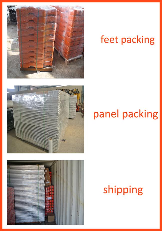 3.2 Mm Wire Australia Temporary Privacy Fence , Safety Metal Fencing Panels