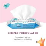 Water Based Baby Unscented Wet Wipes Soft Skin Friendly Customized 140*180MM