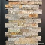 Natural stone , Granite Stacked Stone Red Granite Stone Wall Ledge Cladding