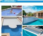 PC 8X4M Automatic Swimming Pool Cover With A Roller