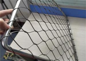 China Bird Zoo 2mm Stainless Steel Rope Mesh Netting 7x7 on sale