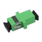 SC Type Flange Fiber Optic Adapters Simplex APC Low Insertion Loss